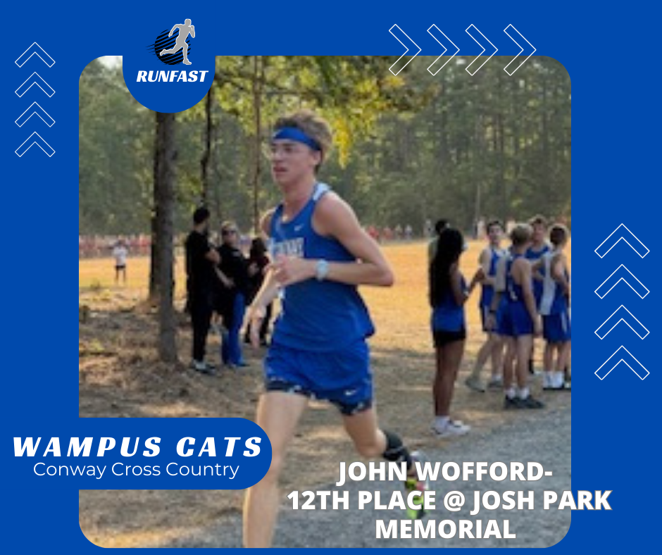 Congratulations to these Conway Wampus Cats at their recent cross- country meet.