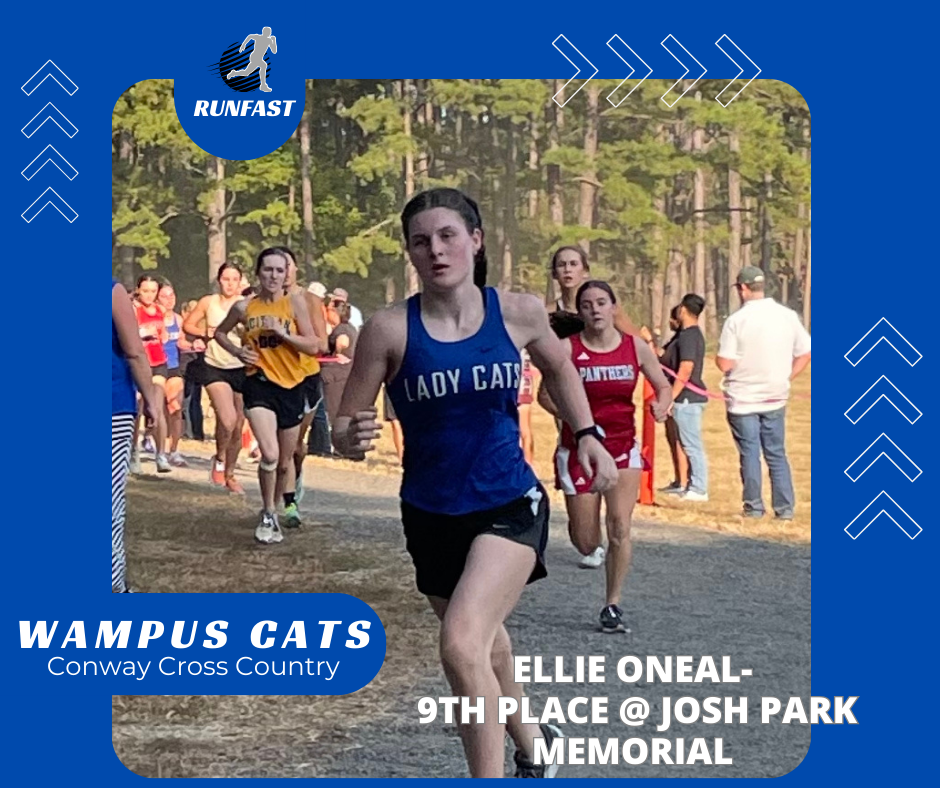 Congratulations to these Conway Wampus Cats at their recent cross- country meet.