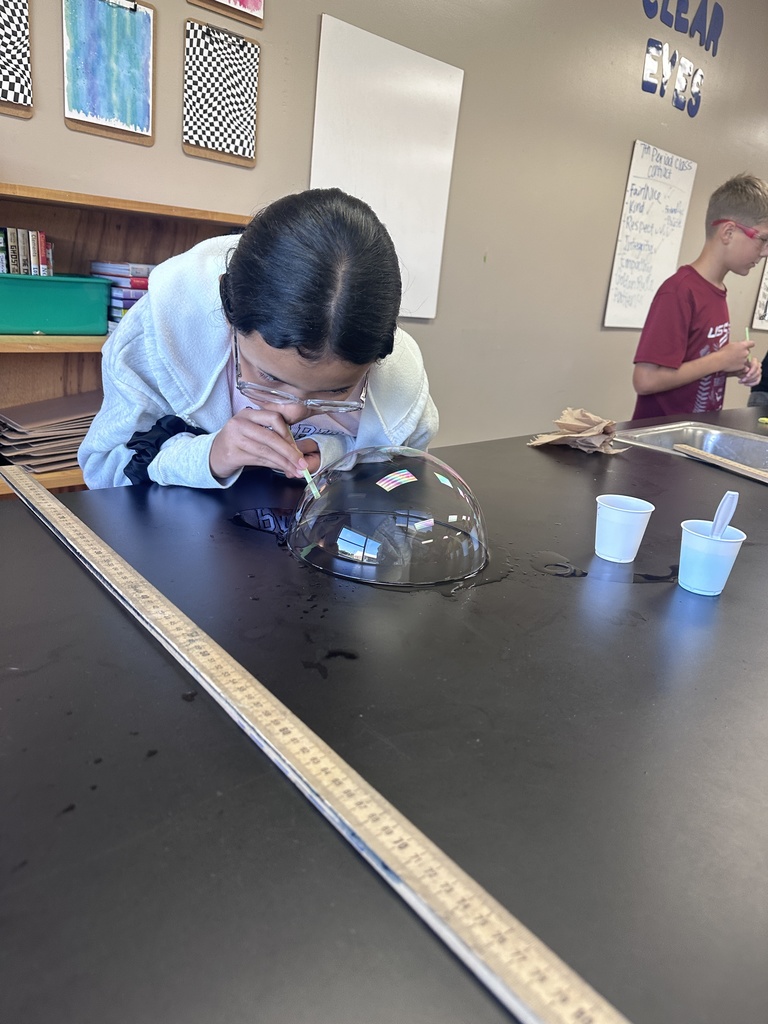 Bubble Experiment in 6th Grade Science