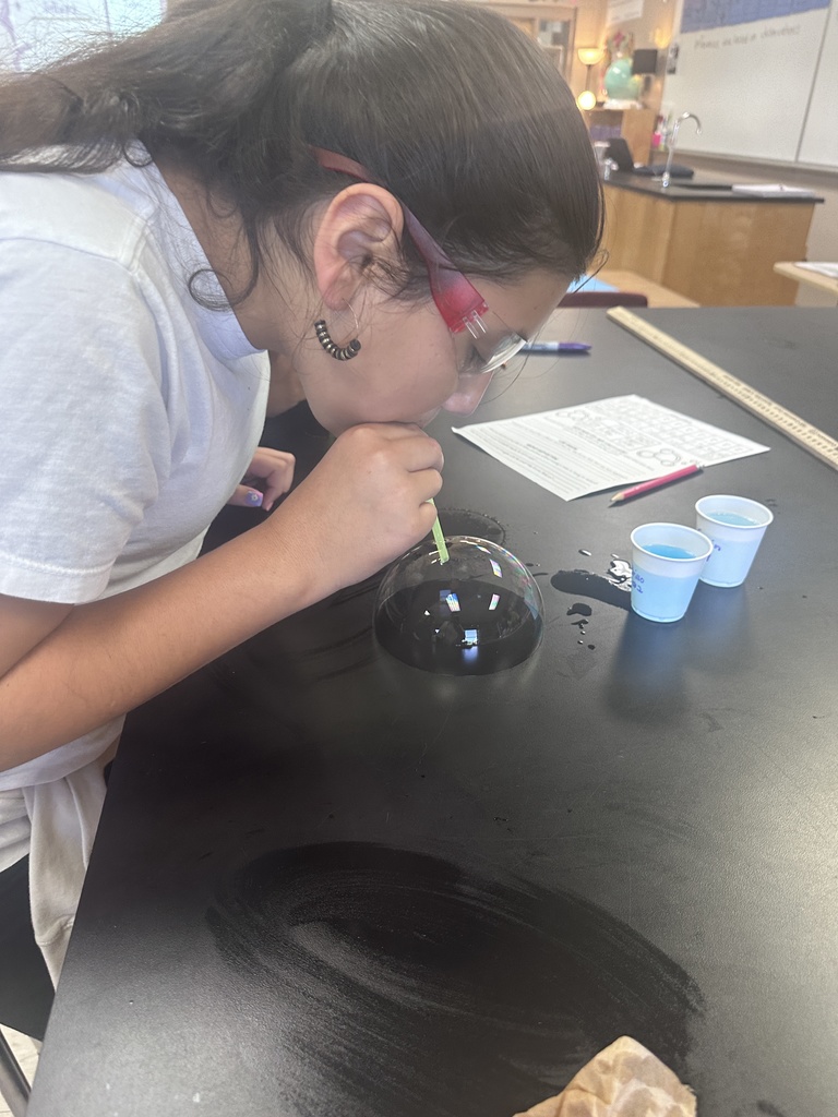 Bubble Experiment in 6th Grade Science