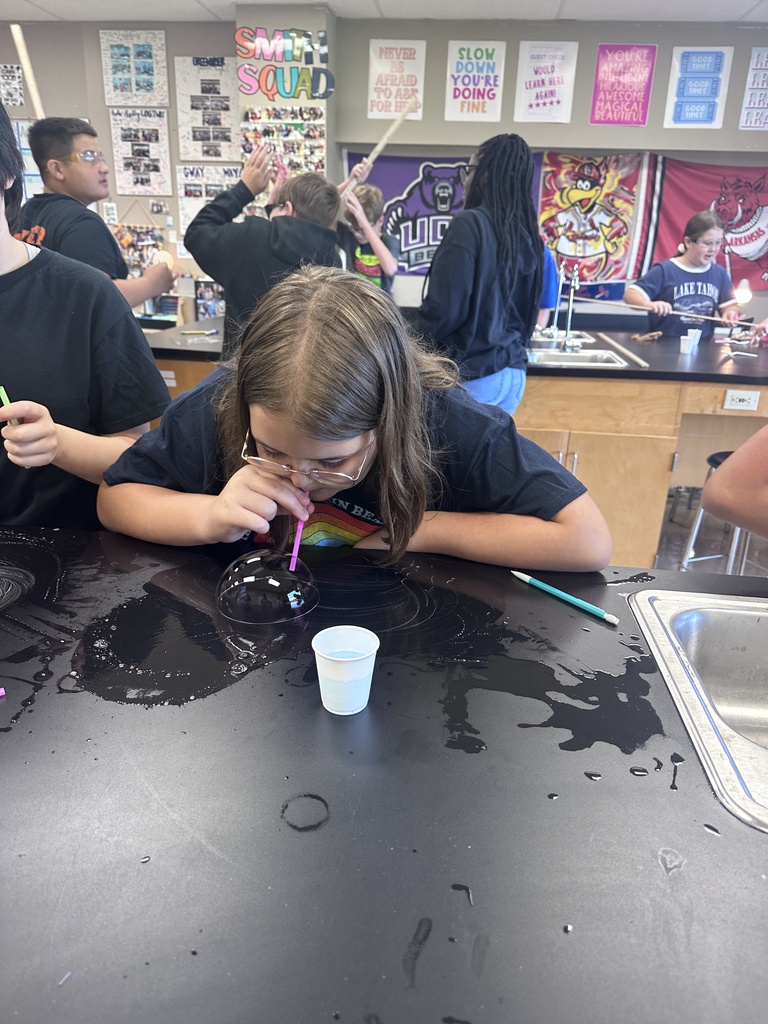 Bubble Experiment in 6th Grade Science