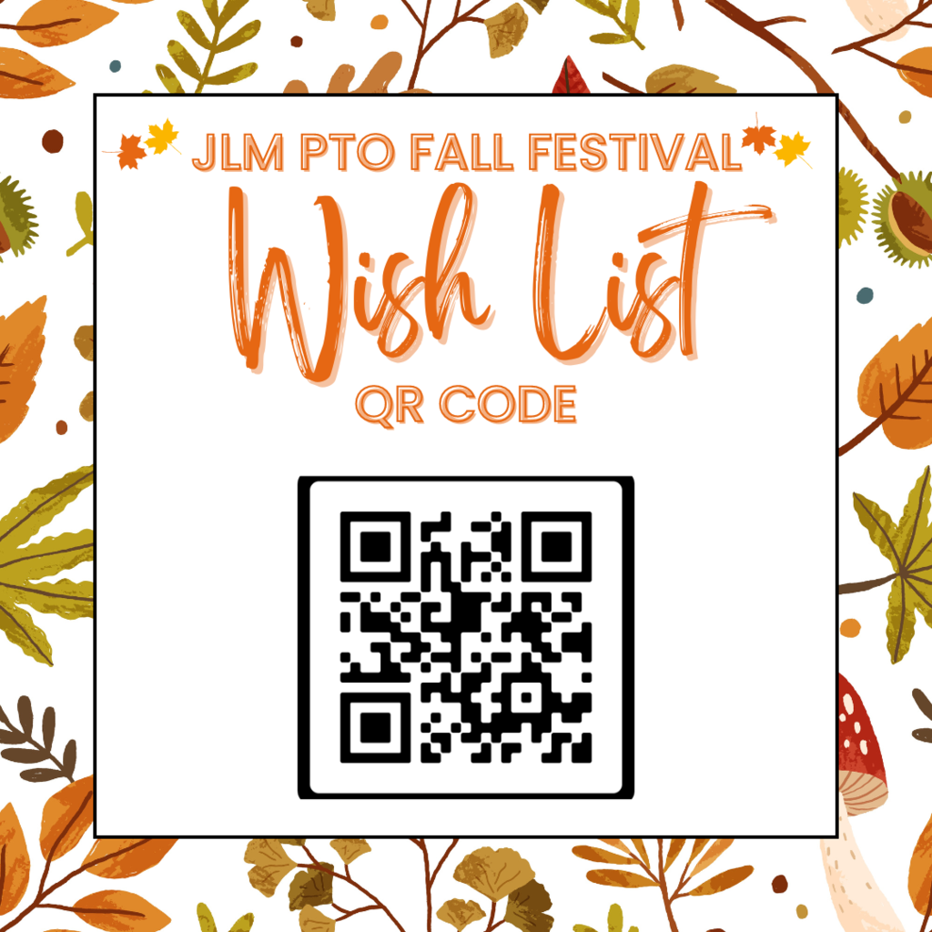 Fall Festival Updated Wish List QR code