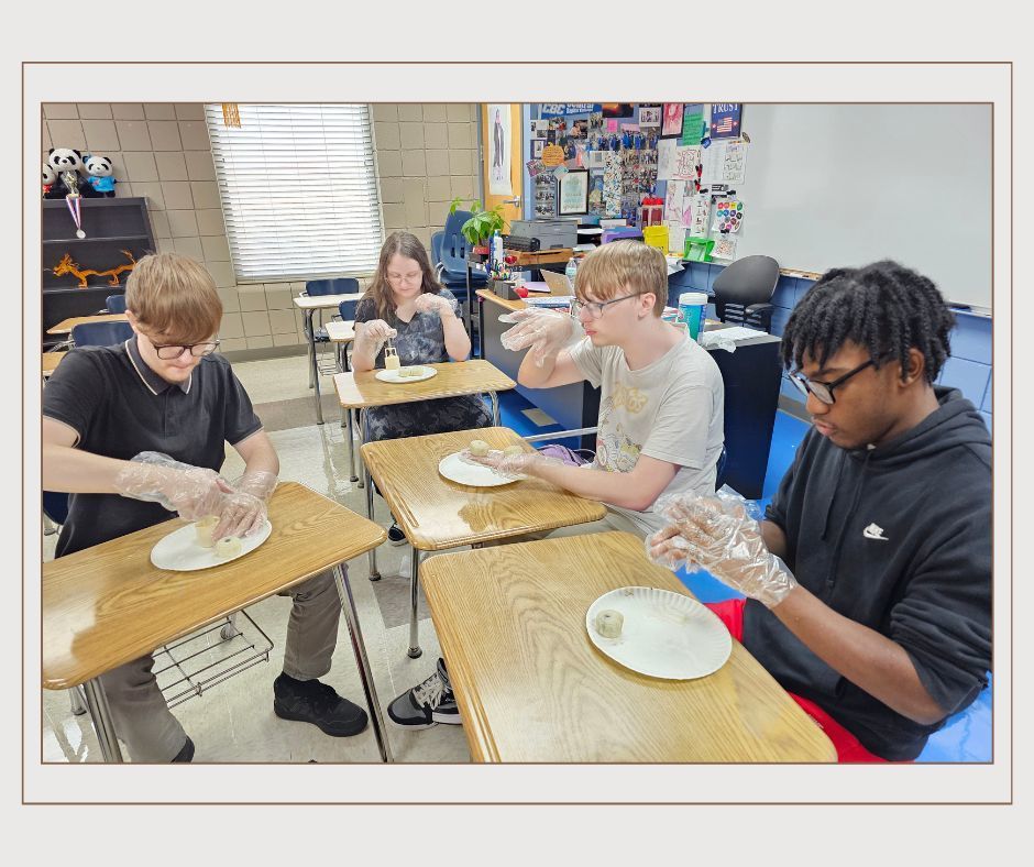 Students in Ms. Chen's Chinese Language Classes celebrate the Moon Festival at CHS.