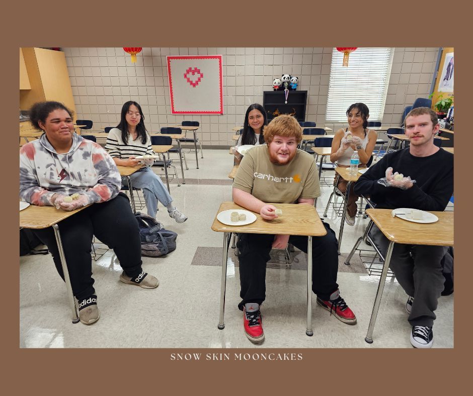Students in Ms. Chen's Chinese Language Classes celebrate the Moon Festival at CHS.