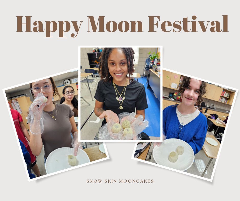 Students in Ms. Chen's Chinese Language Classes celebrate the Moon Festival at CHS.
