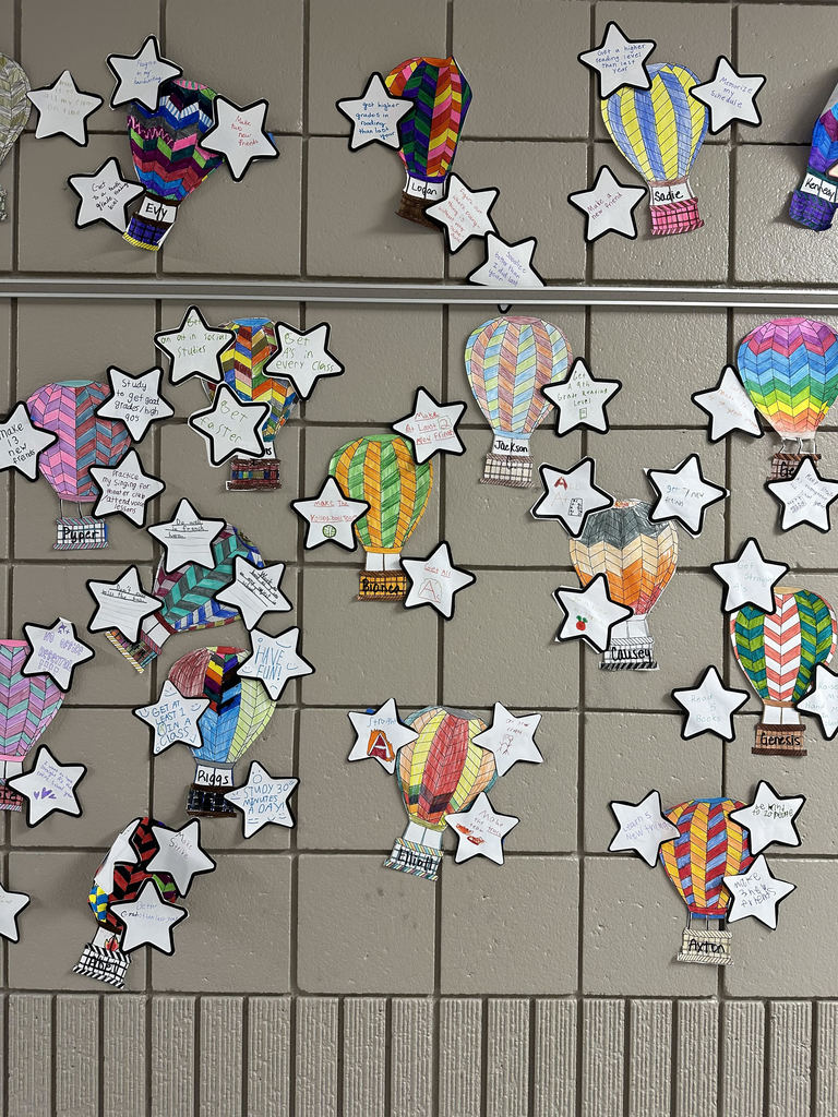 Students in Ms. Henthorne’s GT and Reading/ELA classes set goals for the year to “Ascend to Excellence”, following our district’s adoption of ascend as our word for the 2024-25 school year. Check out their amazing goals!