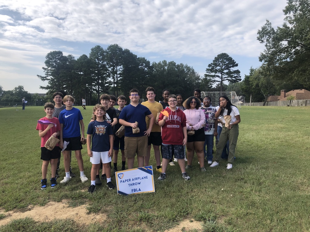 A new chapter of FBLA is starting this year. Mrs. Seller and Ms. Calhoun organized our 1st annual FBLA Olympics. If your 6th or 7th grade student would like to be involved tell them to see these teachers. #AscendToExcellence #celebratecans