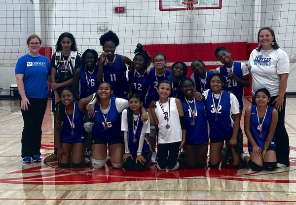 CMS Lady Cats finished 2nd in the silver bracket in the end of year tournament