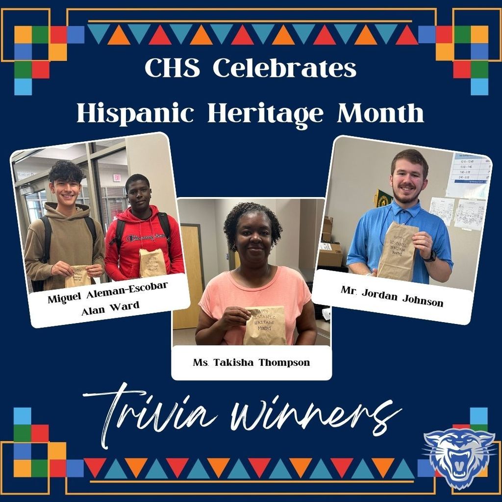 CHS Celebrates Hispanic Heritage Month Trivia Winners