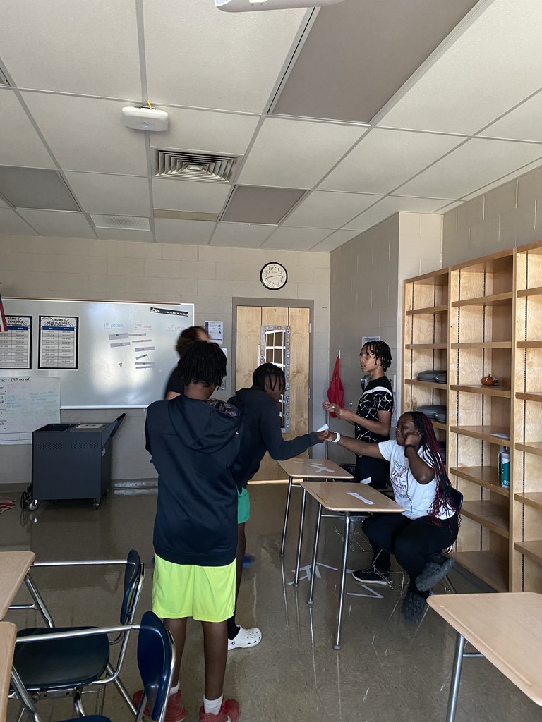 students working together
