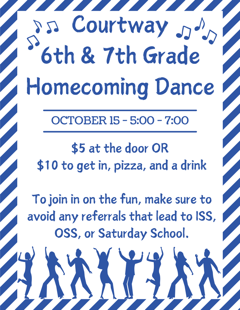 Homecoming Dance October 15 5-7