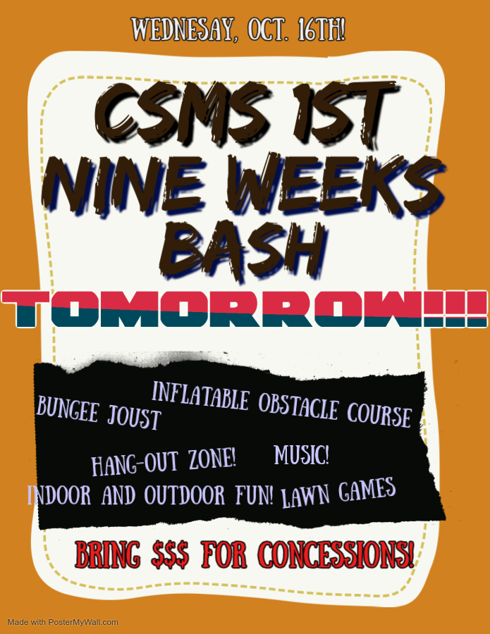 CSMS 1st Nine Weeks Bash