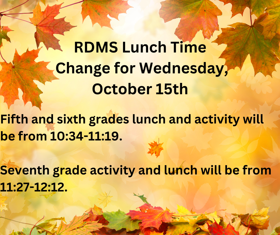 lunch schedule