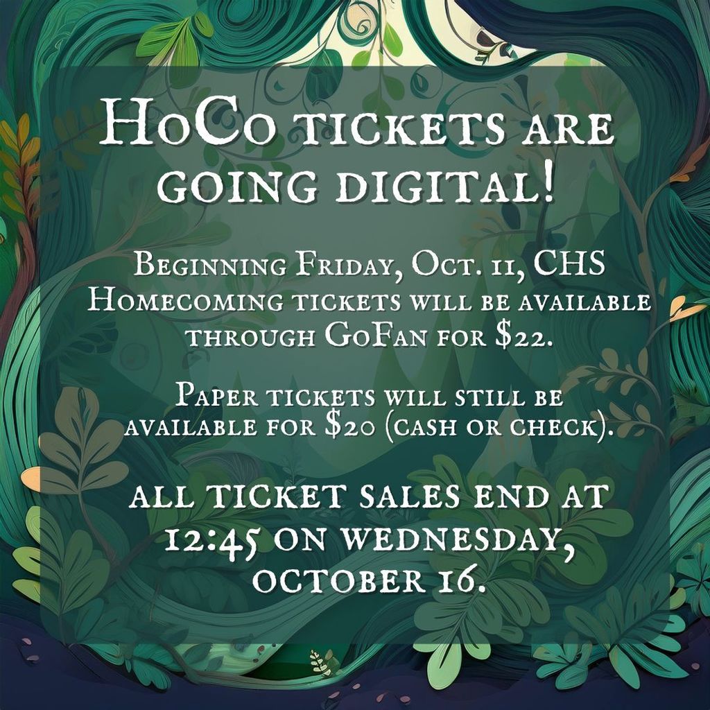 HoCo tickets are going digital!
