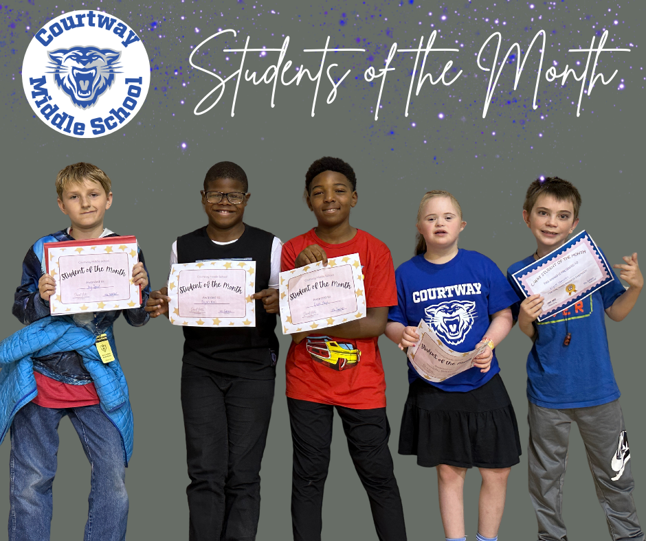 August Students of the Month