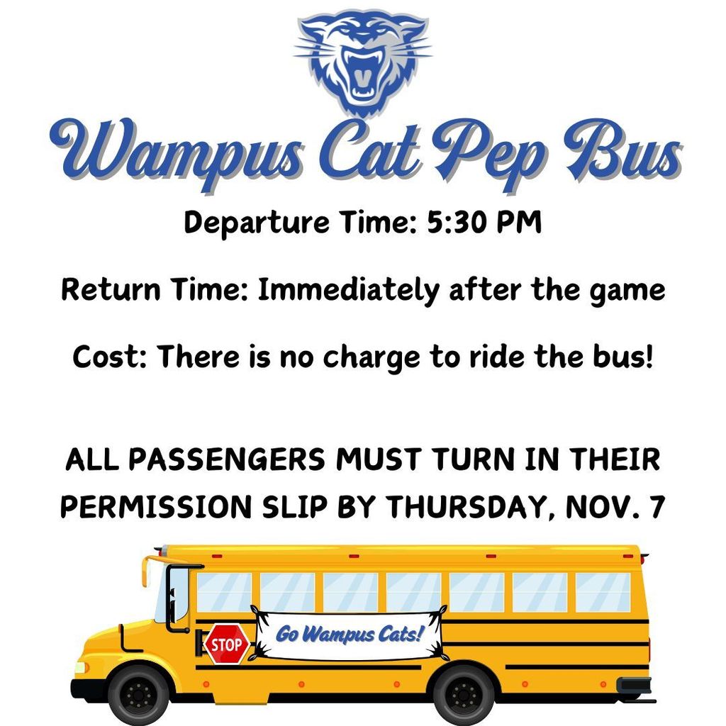 Wampus Cat Pep Bus