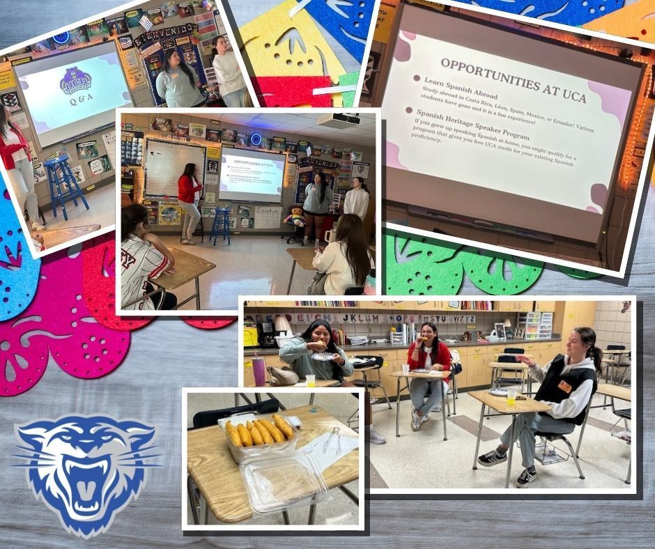 Photos of AP Spanish Guest Speaker.