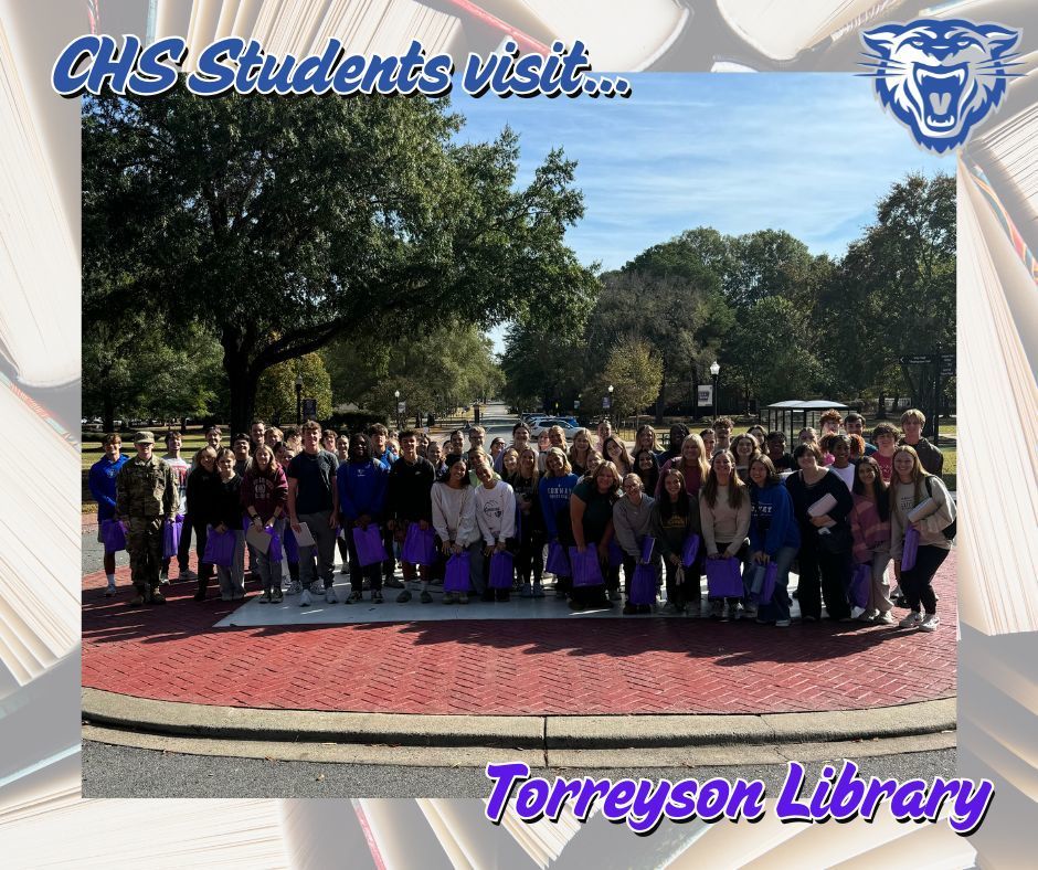 CHS Student visit... Torreyson Library