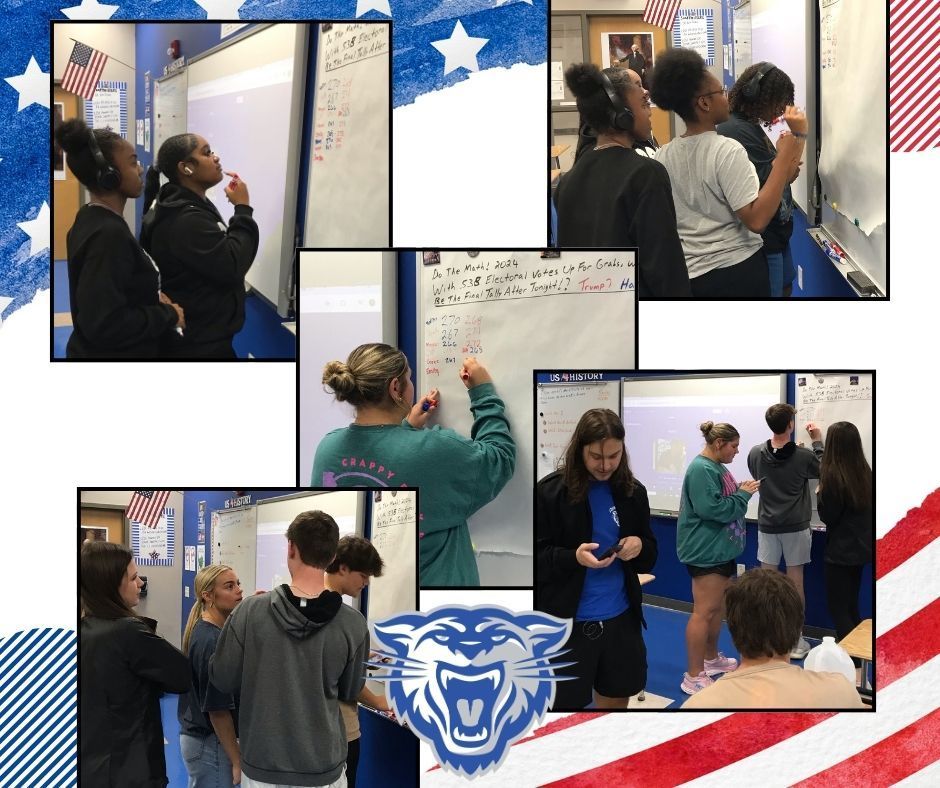 Images of student engaged in group activity.