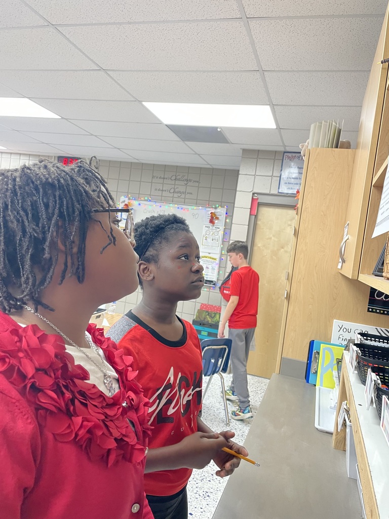 Mrs. Powers’ reading class analyzed text structure in a read around the room. #AscendtoExcellence #celebratecsms