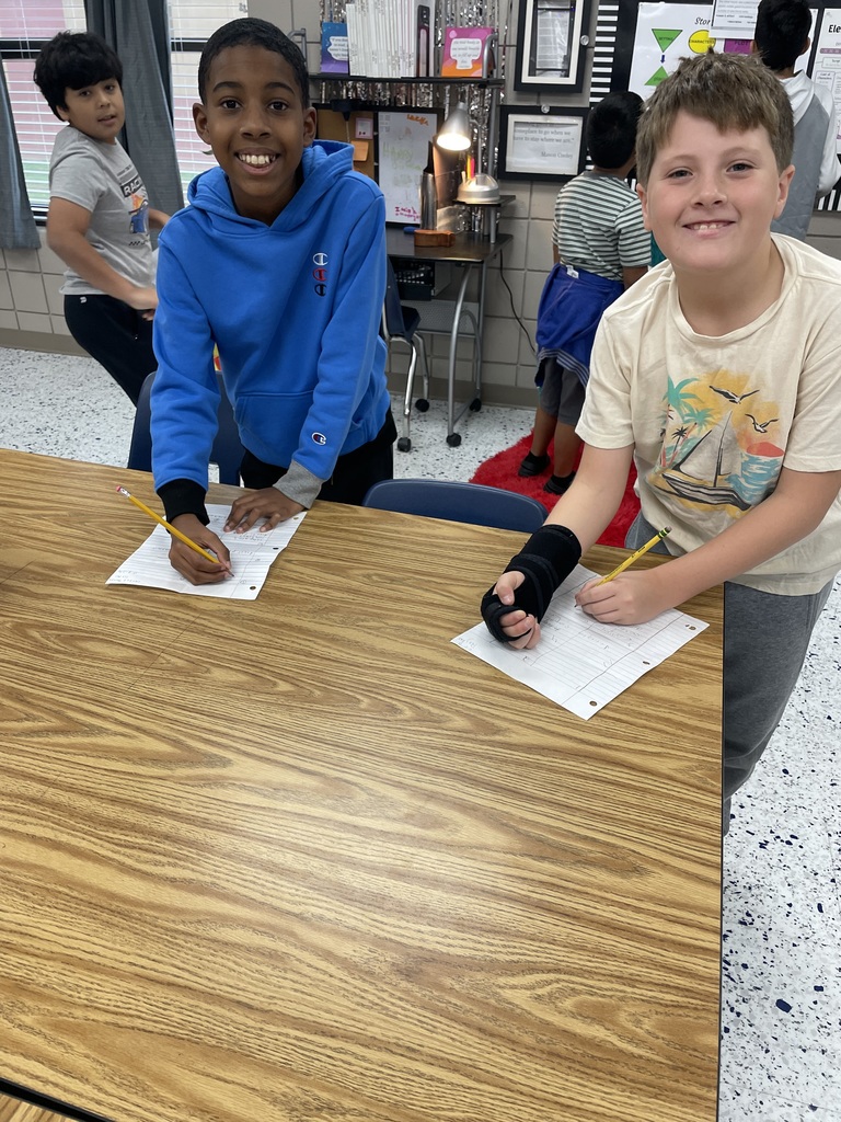 Mrs. Powers’ reading class analyzed text structure in a read around the room. #AscendtoExcellence #celebratecsms