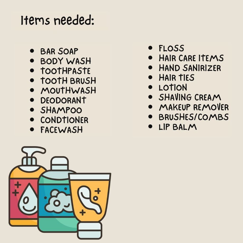 FFA and FBLA Toiletry Drive