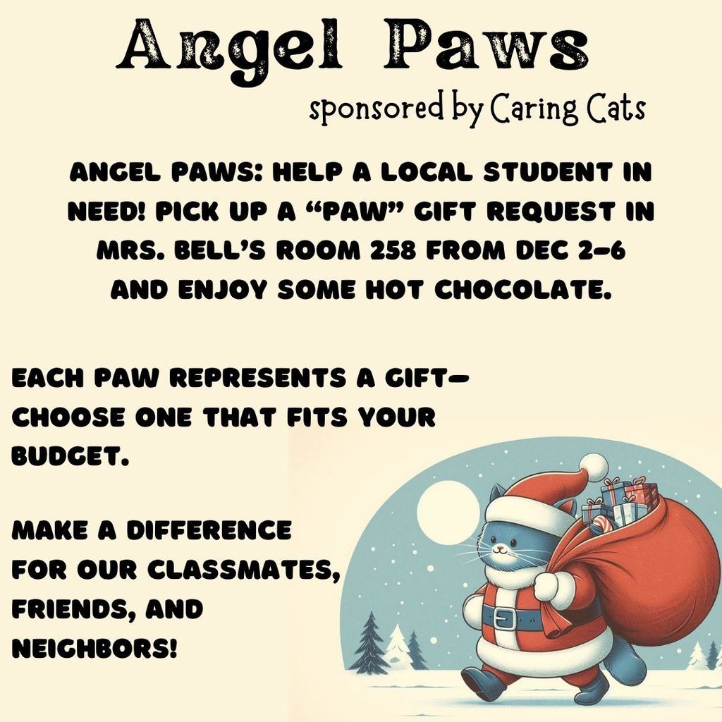 Angel Paws sponsored by Caring Cats