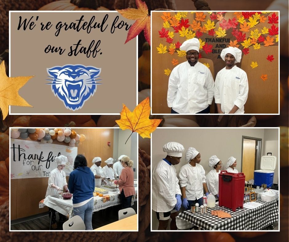 We're grateful for our staff.