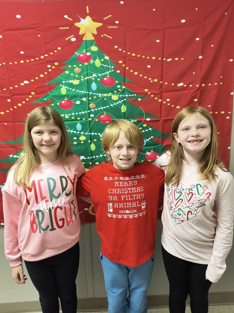 christmas has arrived in third grade