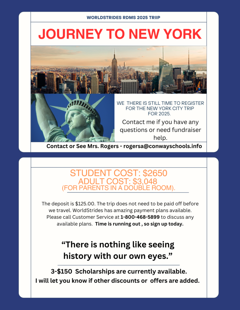 Trip flyer