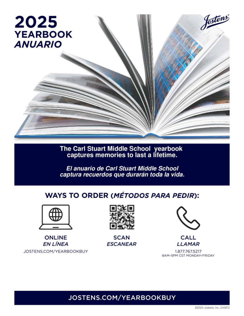 2025 Yearbook Order Form