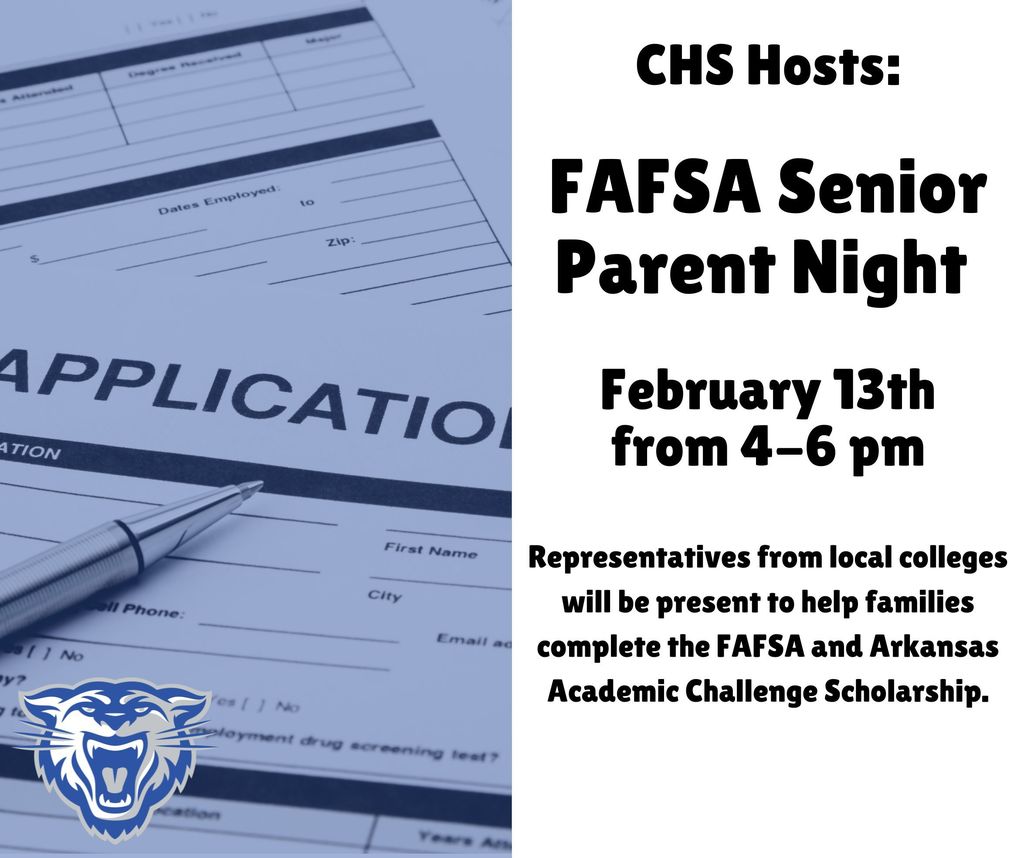 CHS Hosts:  FAFSA Senior Parent Night