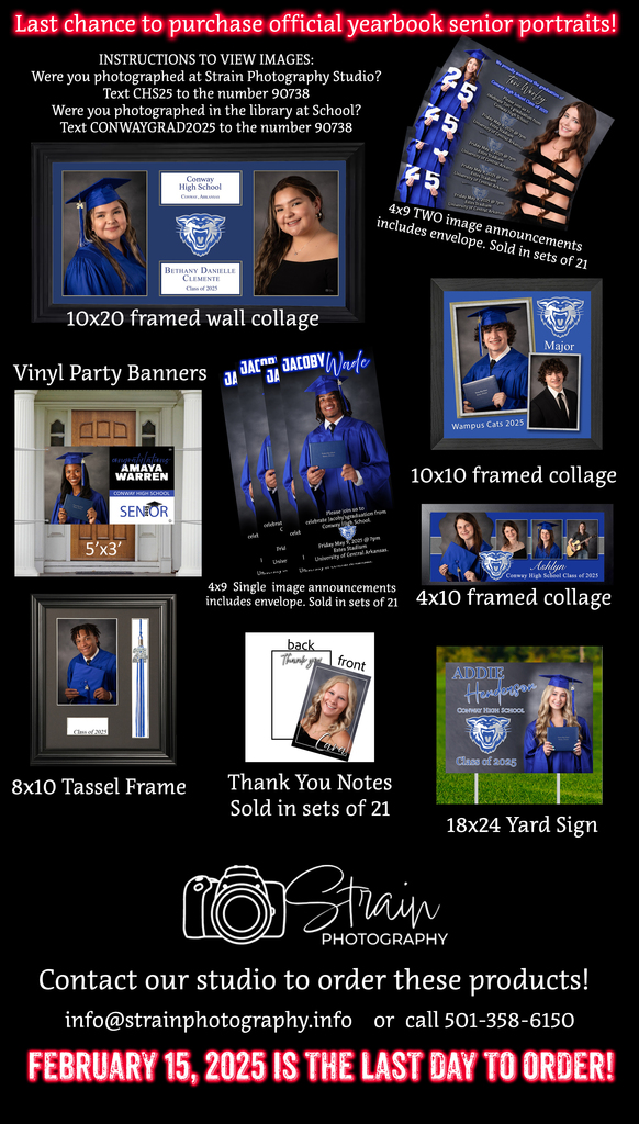 CHS Senior Photo Purchase Info