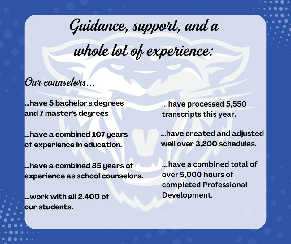 CHS celebrates national school counselors week.