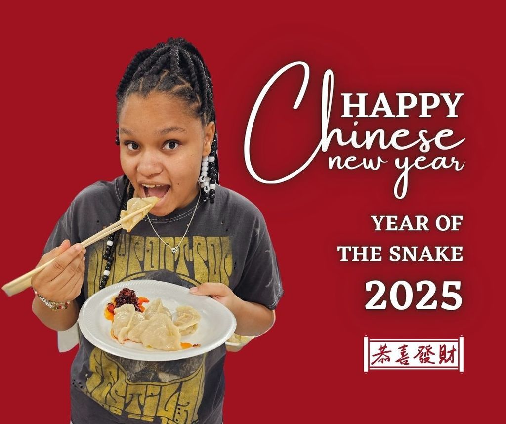 🎉✨ Mrs. Chen's students had an amazing time celebrating Lunar New Year with delicious dumplings and creative crafts! 🥟 Did you know the Year of the Wooden Snake 🐍 begins on January 29?  Also known as the Spring Festival, the Lunar New Year is celebrated in China and many other Asian countries, marking 15 days of joy, tradition, and family gatherings. 🏮🌸  Special shout-out to Velda Lueders, realtor at Coldwell Banker RPM Group, for her generous donation supporting the Chinese program in Conway! 💛🙏  #ChineseNewYear #LunarNewYear #YearOfTheSnake #SpringFestival #CulturalCelebration 🎇