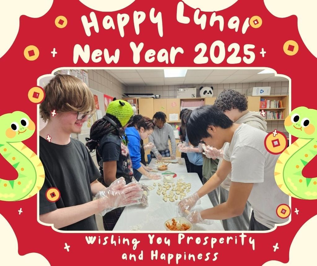 🎉✨ Mrs. Chen's students had an amazing time celebrating Lunar New Year with delicious dumplings and creative crafts! 🥟 Did you know the Year of the Wooden Snake 🐍 begins on January 29?  Also known as the Spring Festival, the Lunar New Year is celebrated in China and many other Asian countries, marking 15 days of joy, tradition, and family gatherings. 🏮🌸  Special shout-out to Velda Lueders, realtor at Coldwell Banker RPM Group, for her generous donation supporting the Chinese program in Conway! 💛🙏  #ChineseNewYear #LunarNewYear #YearOfTheSnake #SpringFestival #CulturalCelebration 🎇