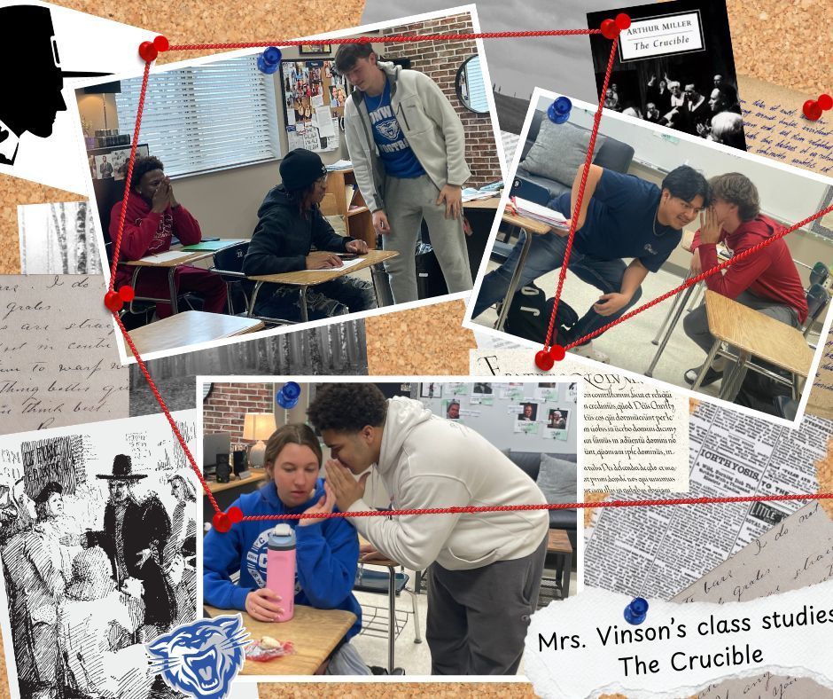 Vinson's class studies The Curcible