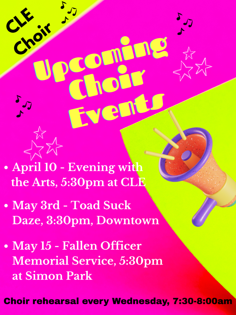 Upcoming Choir Events