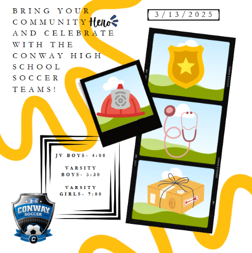 Bring your community and celebrate with the conway high school soccer teams