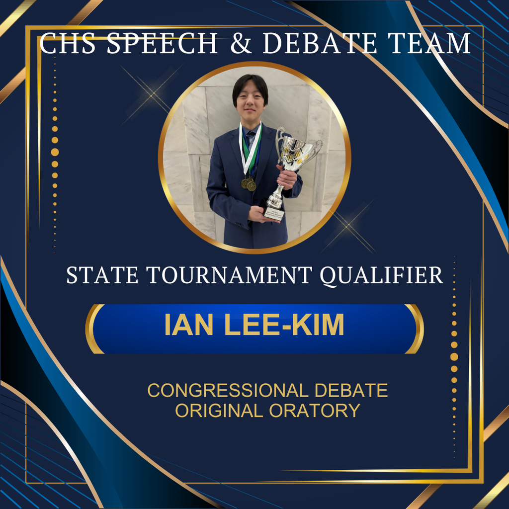 CHS speech and debate team