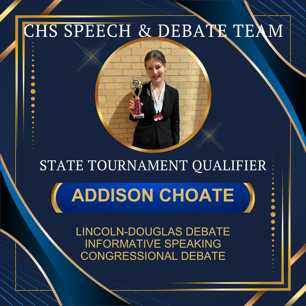CHS speech and debate team