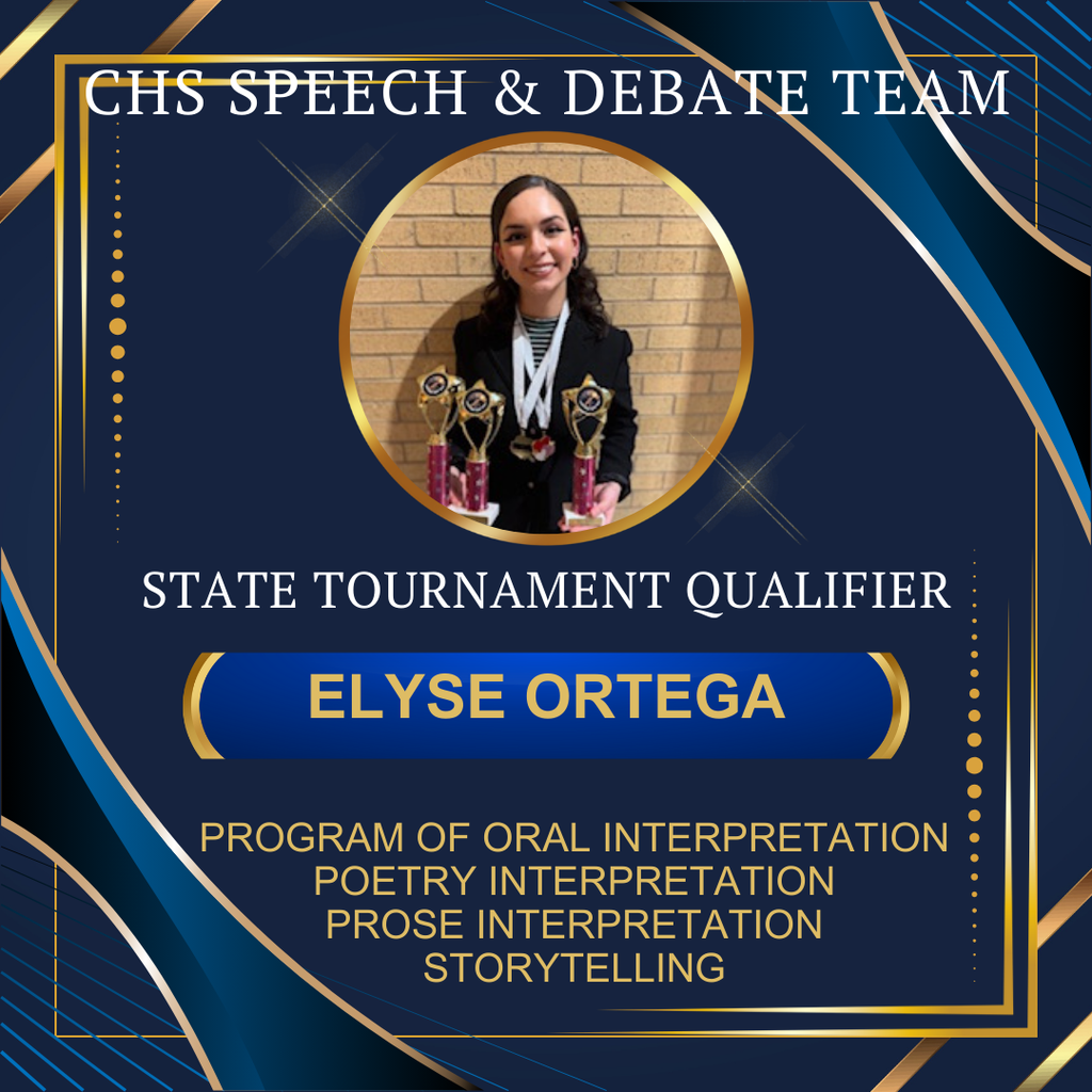 CHS speech and debate team