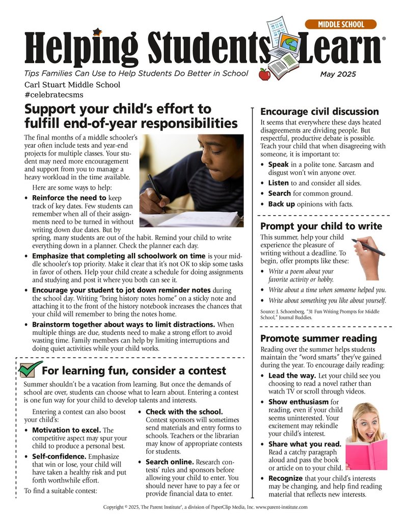 Helping Students Learn May 2025 English page 1