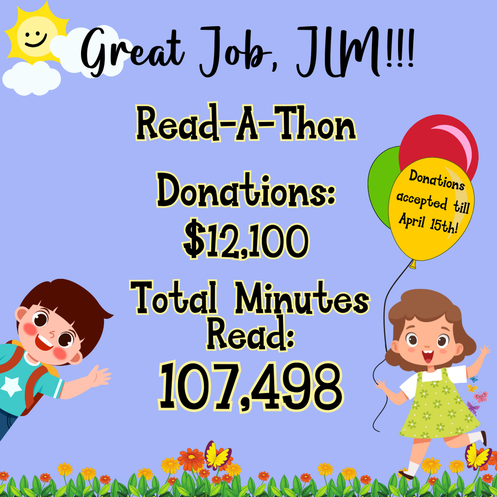 JLM Read-A-Thon Totals