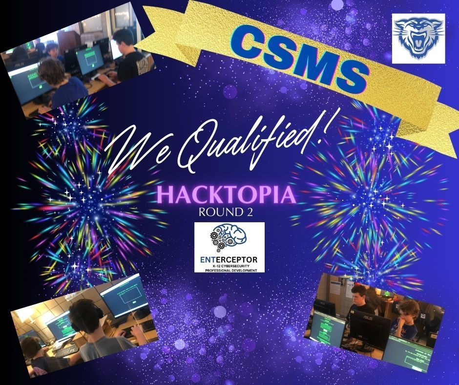 🚨 BIG NEWS! 🚨 We are proud to announce that we are ONE OF ONLY 8 TEAMS IN THE STATE to qualify for Round Two of the HackTopia Competition in Pine Bluff! 🖥️💡🎉 Hard work, innovation, and teamwork got us here — and we’re just getting started. Let’s go show them what we’re made of! 💪🔥