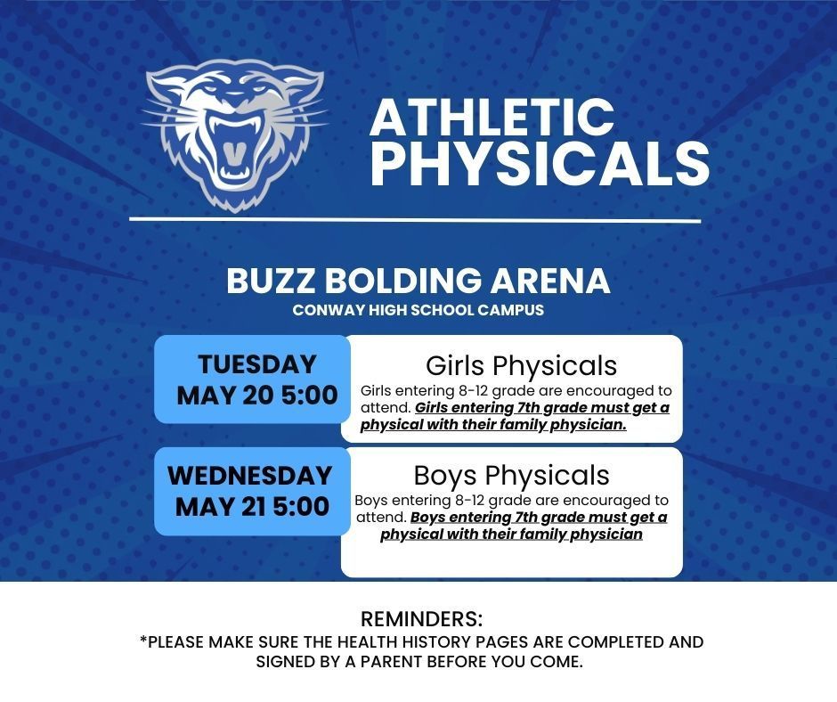 ATHLETIC PHYSICALS