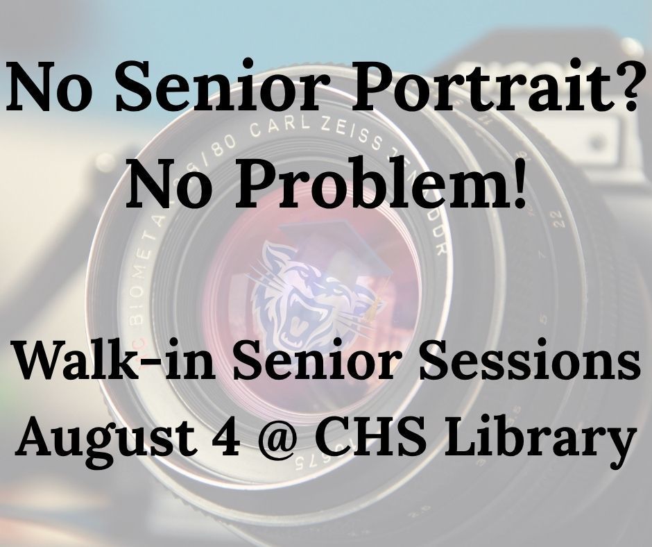 Walk-in senior portrait sessions