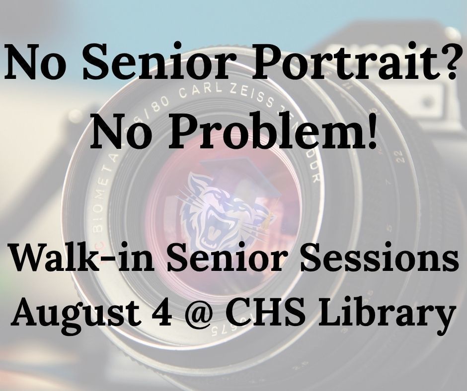 Walk-in senior portrait sessions