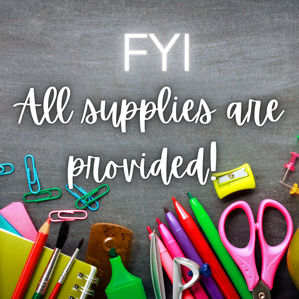 School supplies provided