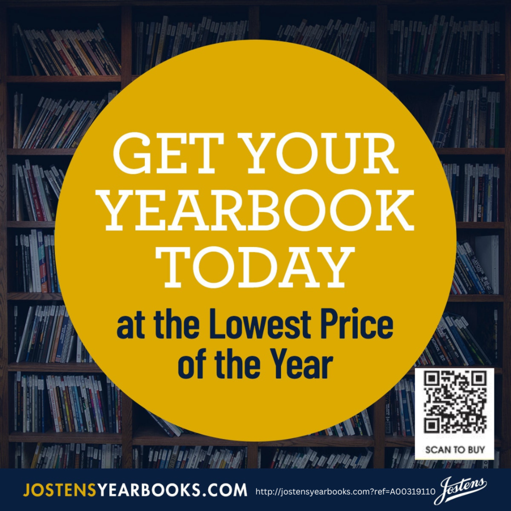 Yearbooks are at the lowest price of the year